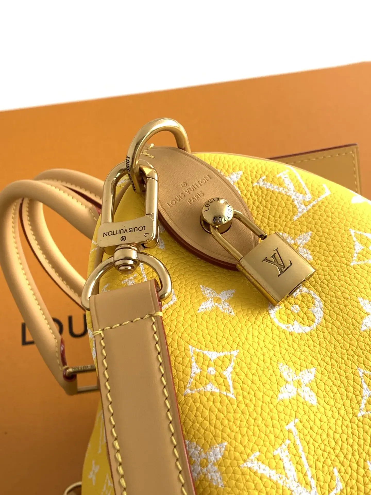 Louis Vuitton Yellow Calfskin Top Handle Bag product photo from LabelPicks