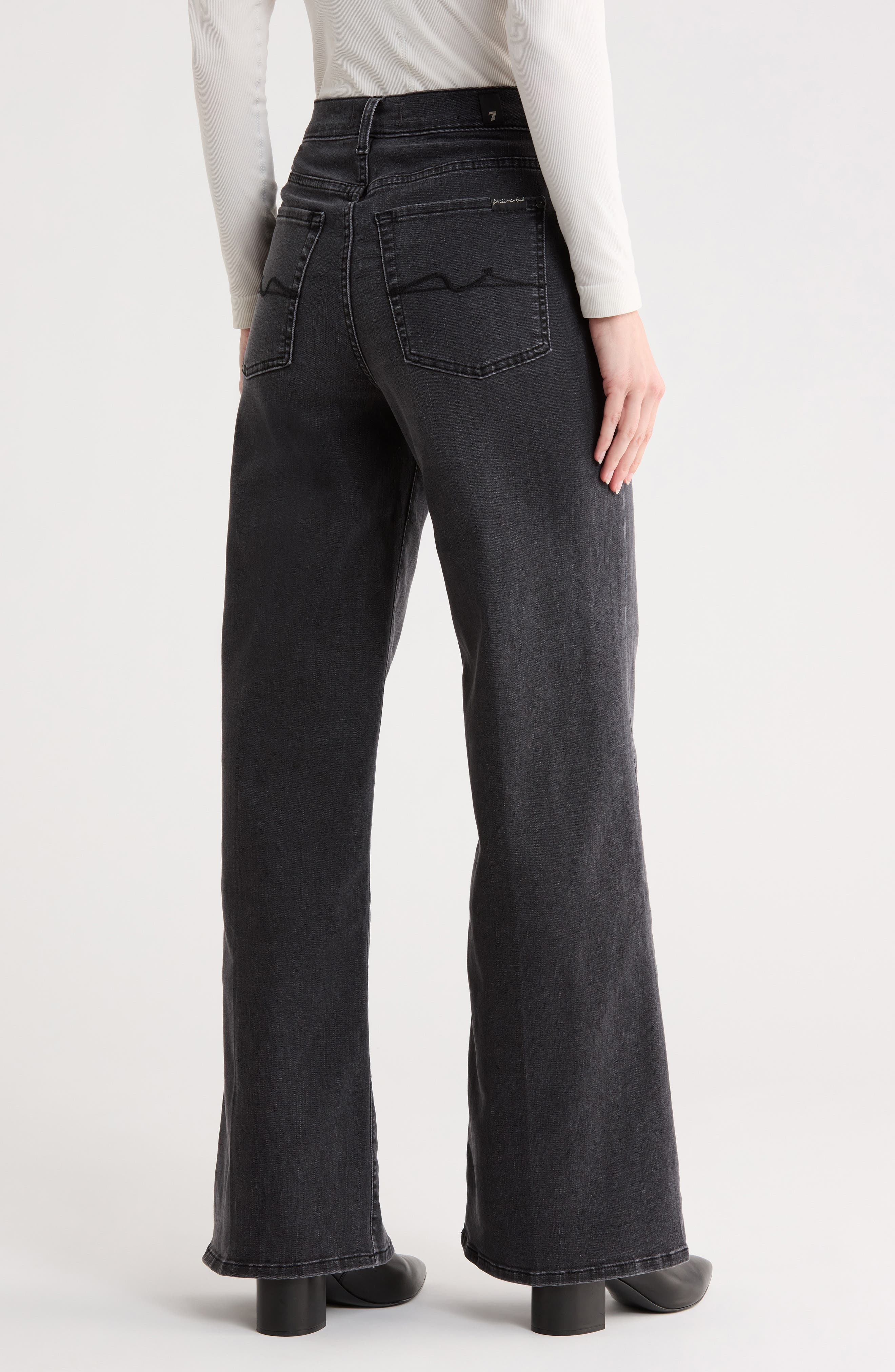7 For All Mankind Ultra High Rise Jo Wide Leg Jeans
