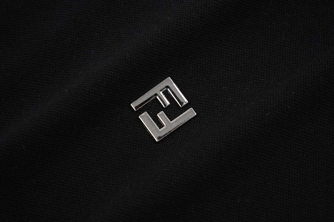 Fendi Black FF Chest Logo Polo Shirt product photo from LabelPicks