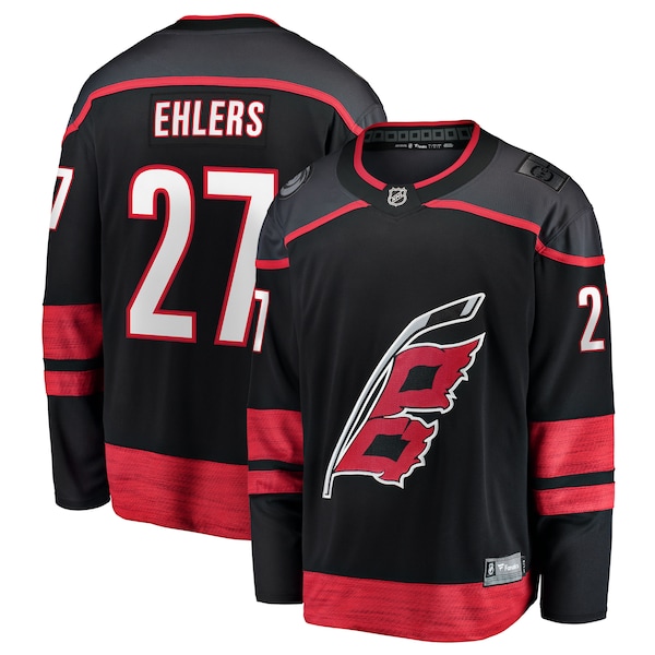 Nikolaj Ehlers Carolina Hurricanes  Home Breakaway Jersey - Black