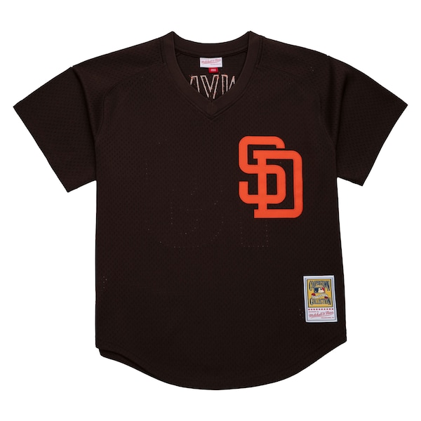 Tony Gwynn San Diego Padres 1985 Authentic Cooperstown Collection Mesh Batting Practice Jersey - Brown