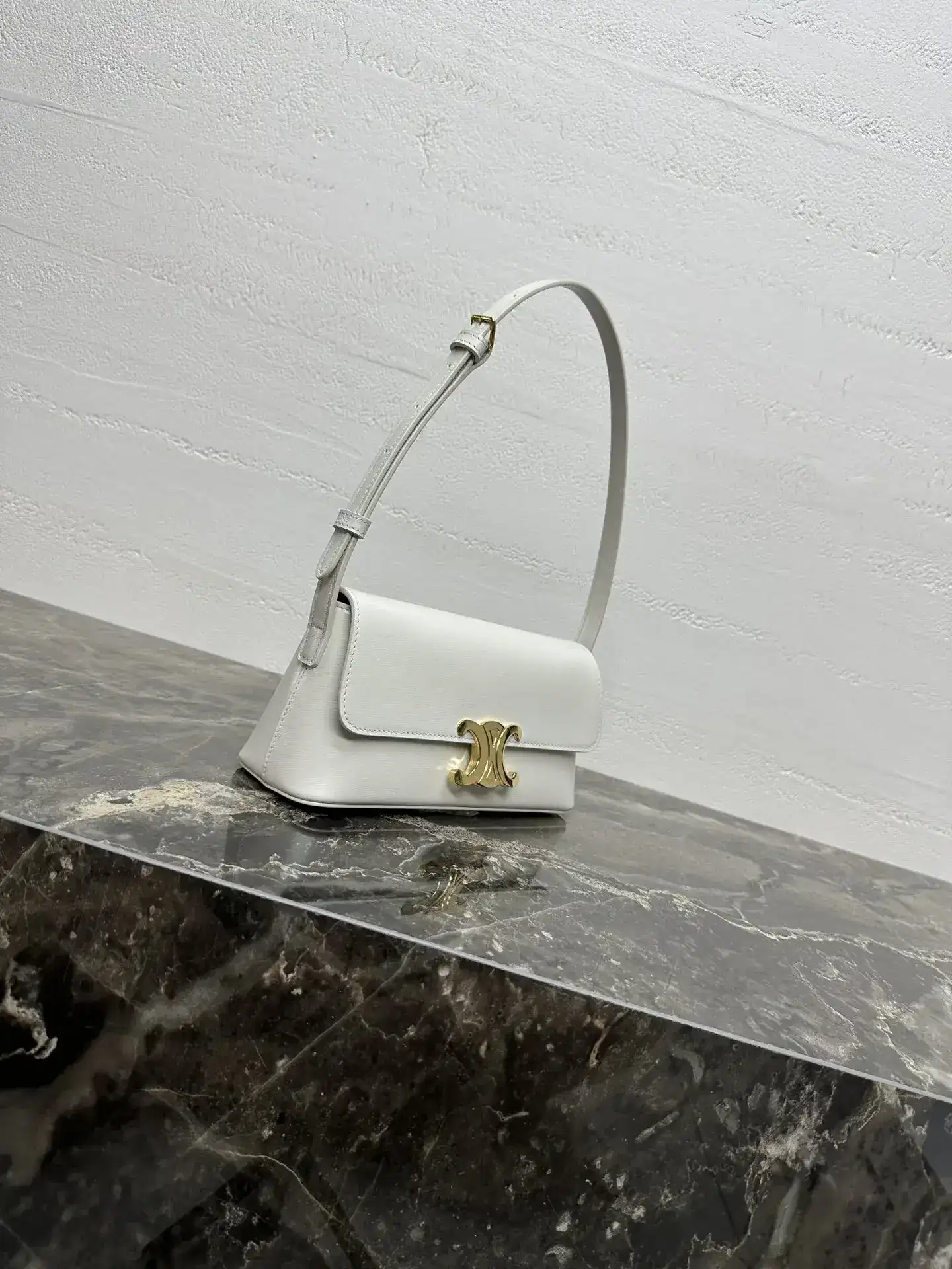 Celine Calfskin Triomphe Hobo Bag product photo from LabelPicks