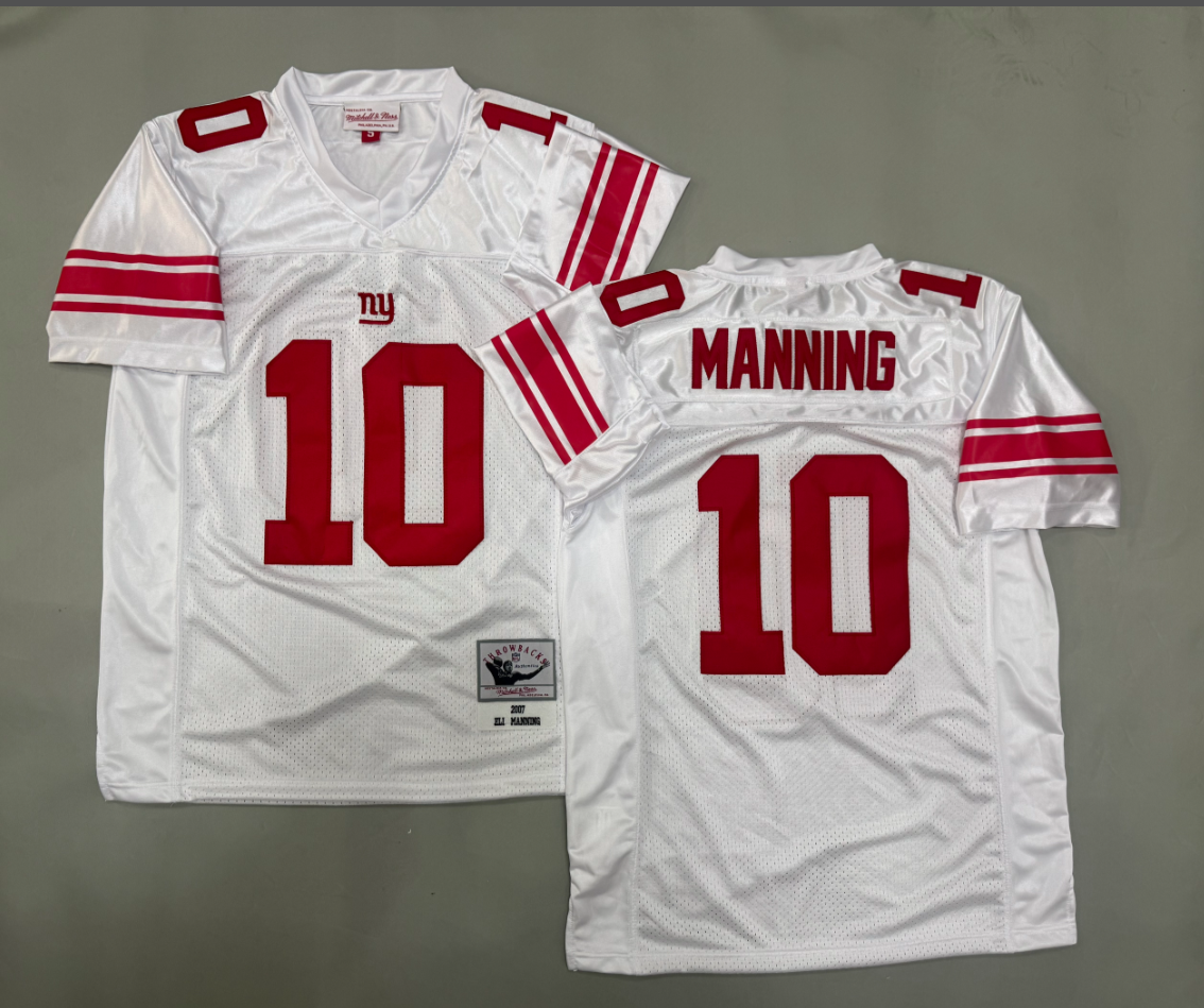 Eli Manning New York Giants Authentic Throwback Retired Player Jersey