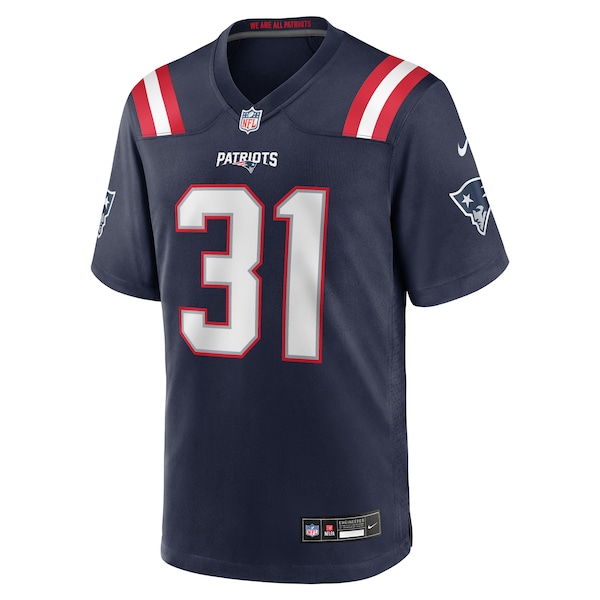 Craig Woodson New England Patriots Nike Team Game Jersey -  Navy
