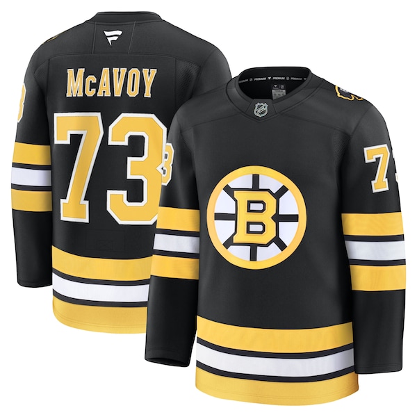 Charlie McAvoy Boston Bruins  Home Premium Player Jersey - Black