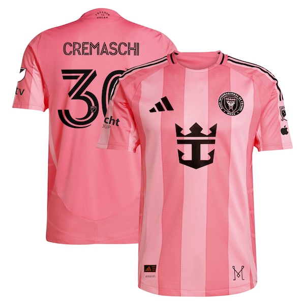 Benjamin Cremaschi Inter Miami CF adidas 2025 Euforia Authentic Player Jersey - Light Pink