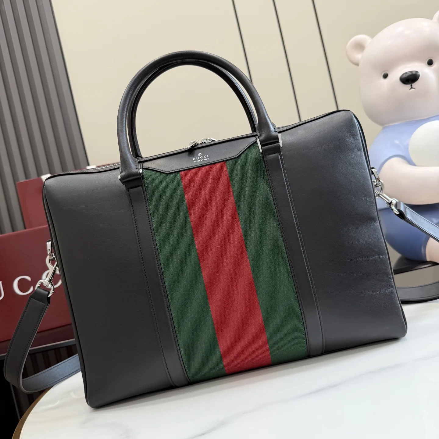 Gucci Black Generation Calfskin Top Handle Bag product photo from LabelPicks