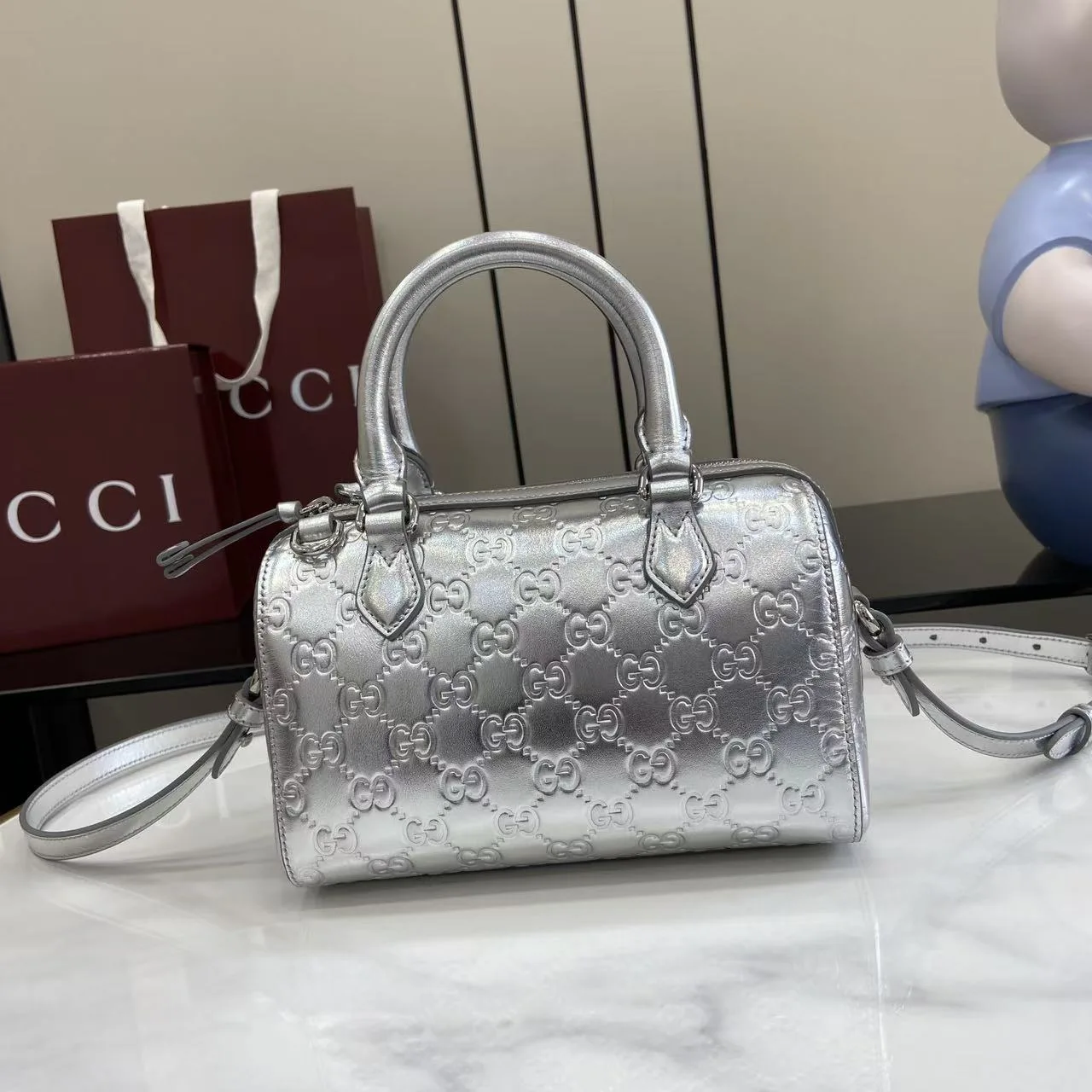 Gucci Silver Top Handle Bag product photo from LabelPicks