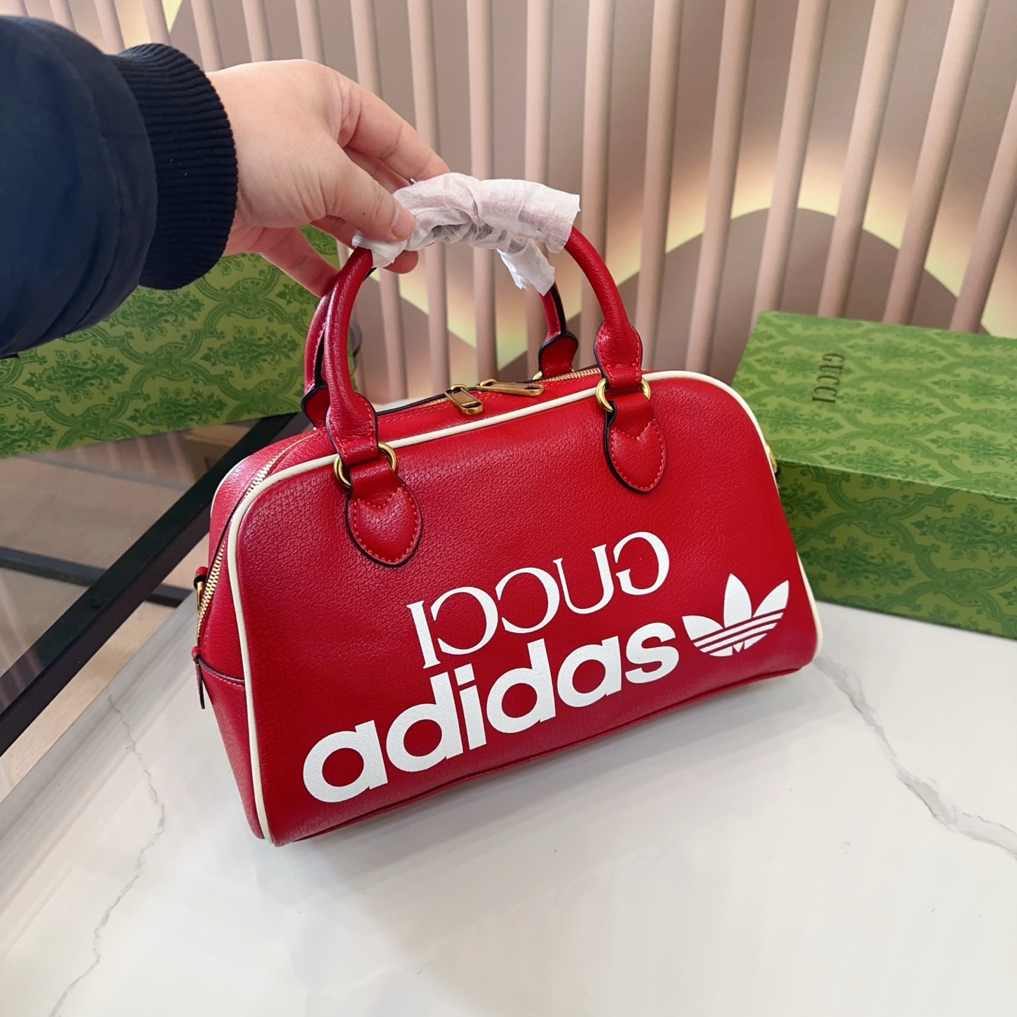 Gucci x adidas Mini travel bag