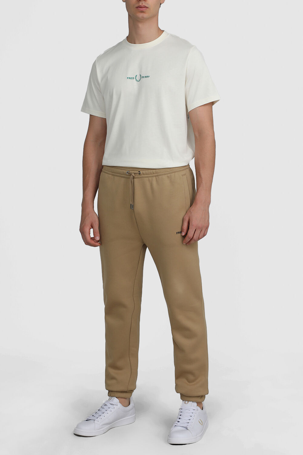 FRED PERRY חולצת טי עם לוגו
