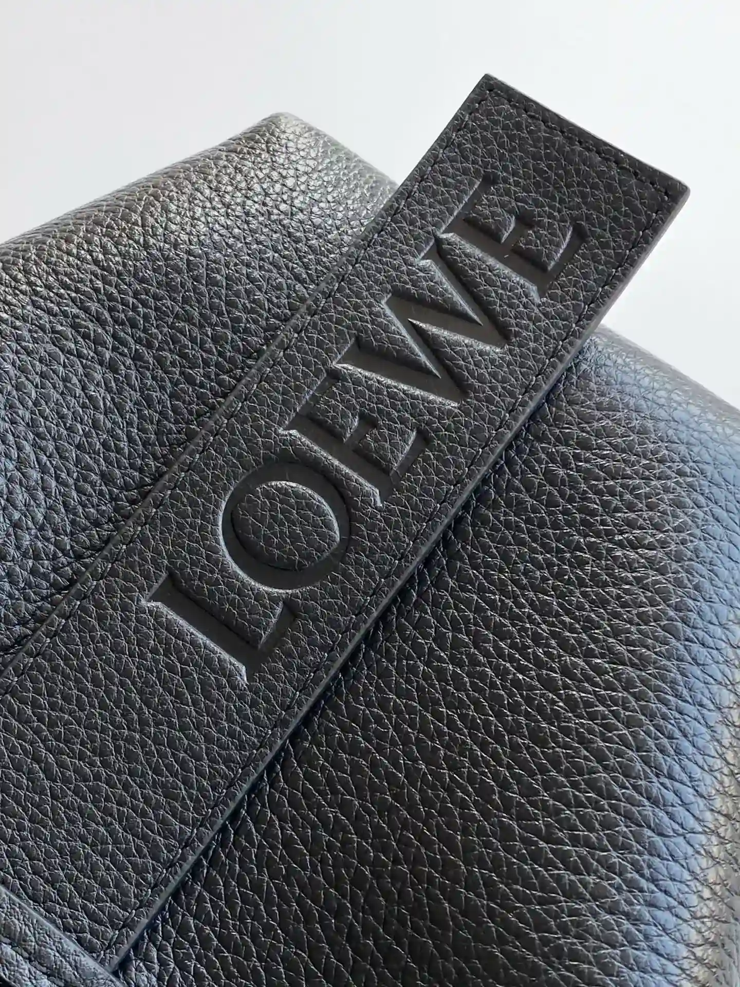 Loewe Black Grained Leather Hobo Bag product photo from LabelPicks