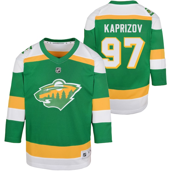Kirill Kaprizov Minnesota Wild Preschool 2023/24 Alternate Replica Player Jersey – Green