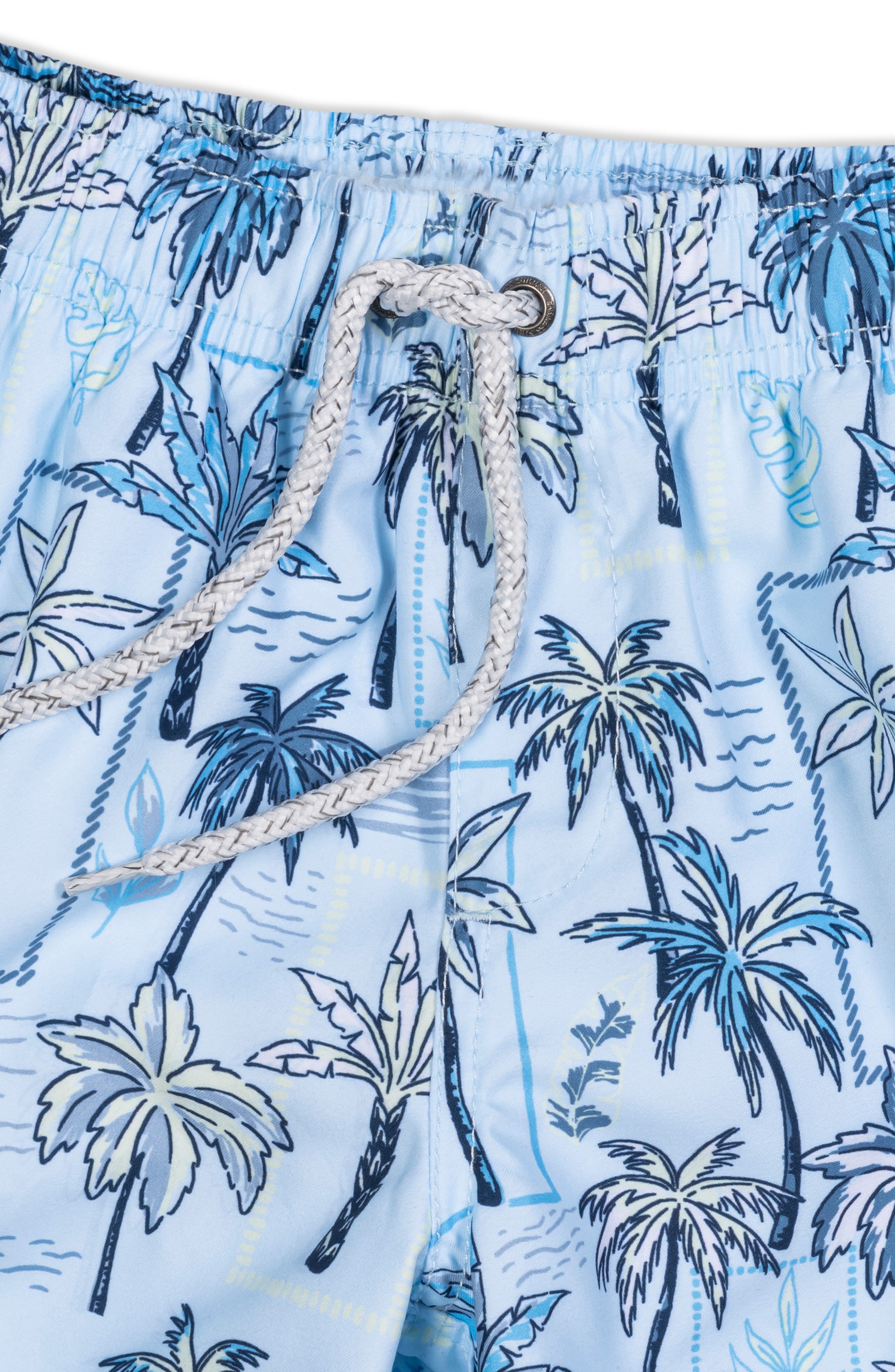 THE ENDLESS SUMMER Kids' Palm Tree Volley Swim Trunks