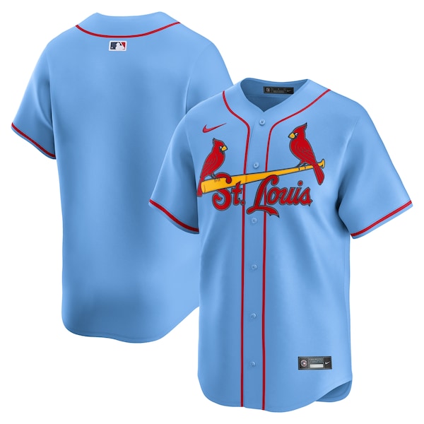 St. Louis Cardinals Nike Alternate Limited Jersey - Light Blue/White