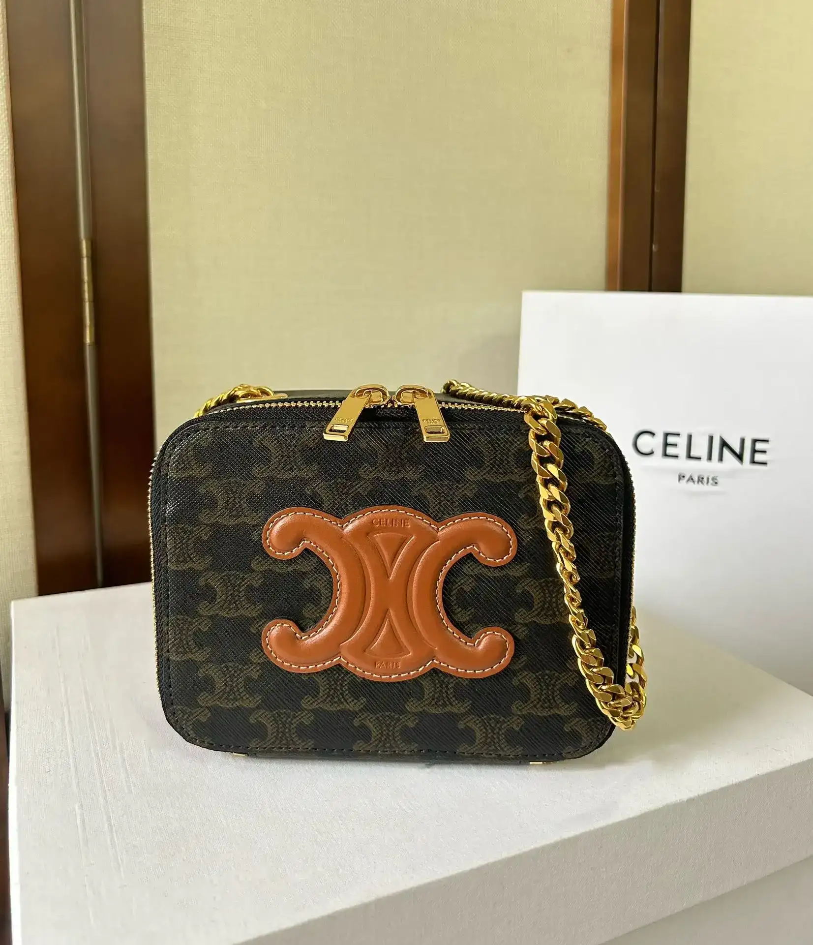 Celine Box Calfskin Crossbody Bag product photo from LabelPicks