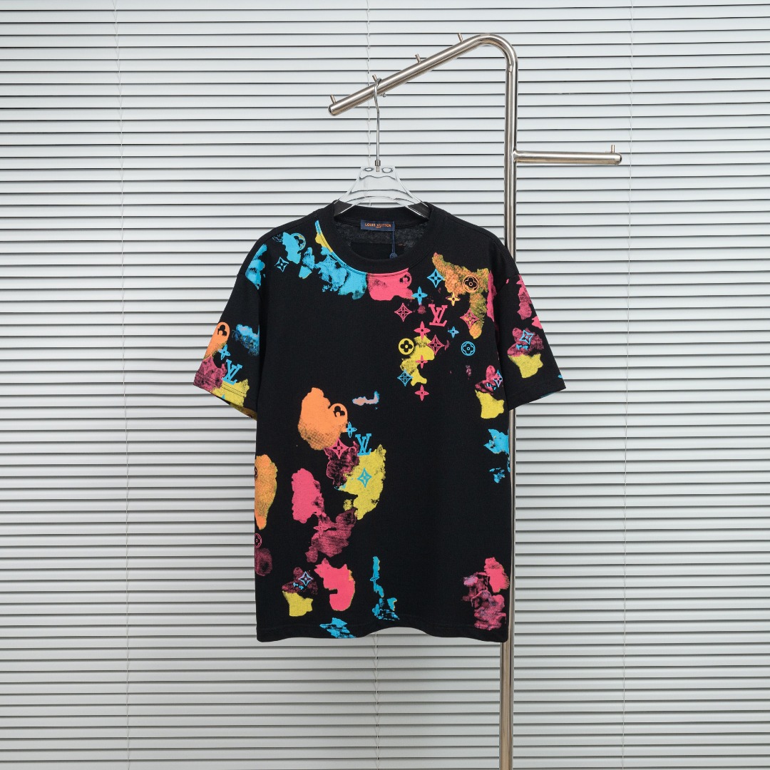 0527 Classic letter prints t-shirt