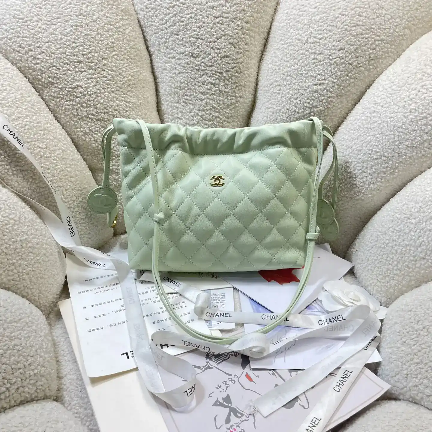 Chanel Black Quilted Leather Bucket Bag product photo from LabelPicks