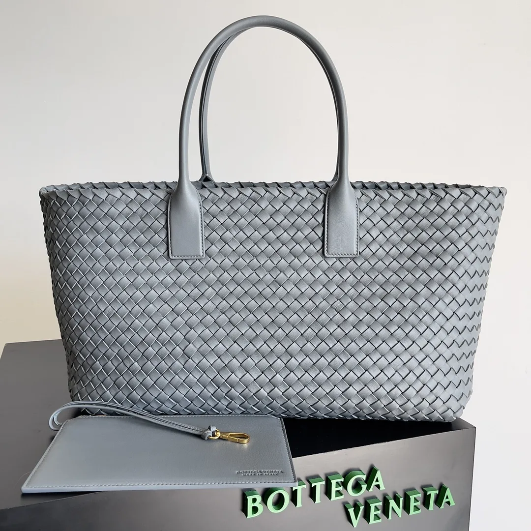 Bottega Veneta Intrecciato Woven Leather Cabat Tote Bag product photo from LabelPicks