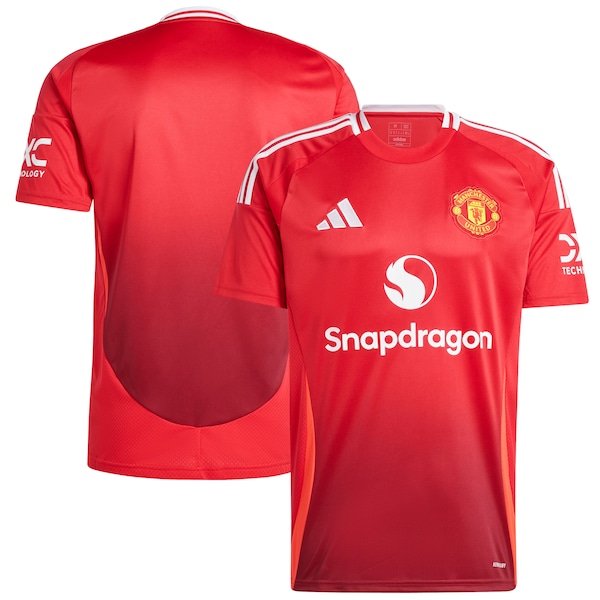 Manchester United adidas 2024/25 Home Replica Jersey - Red