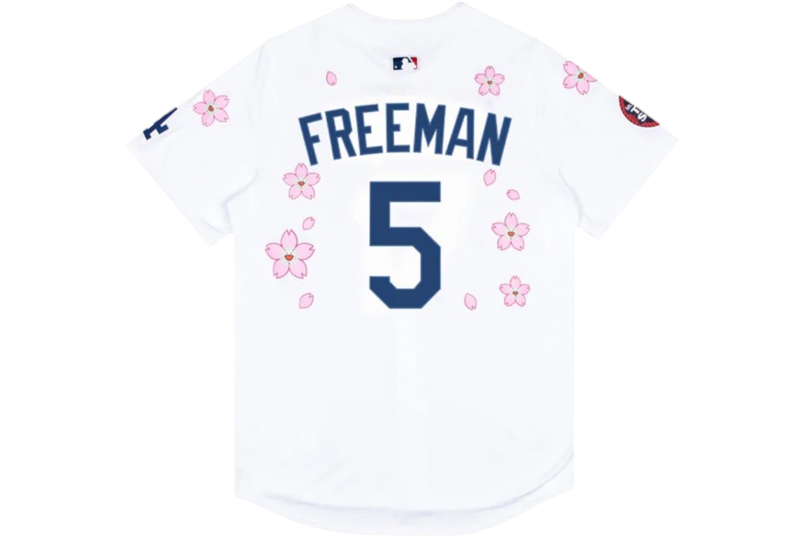 Nike x Takashi Murakami x MLB World Tour Tokyo Series 2025 Dodgers Freeman Jersey
