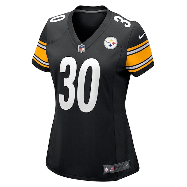 Jaylen Warren Pittsburgh Steelers Nike Women's Game Player Jersey - Black