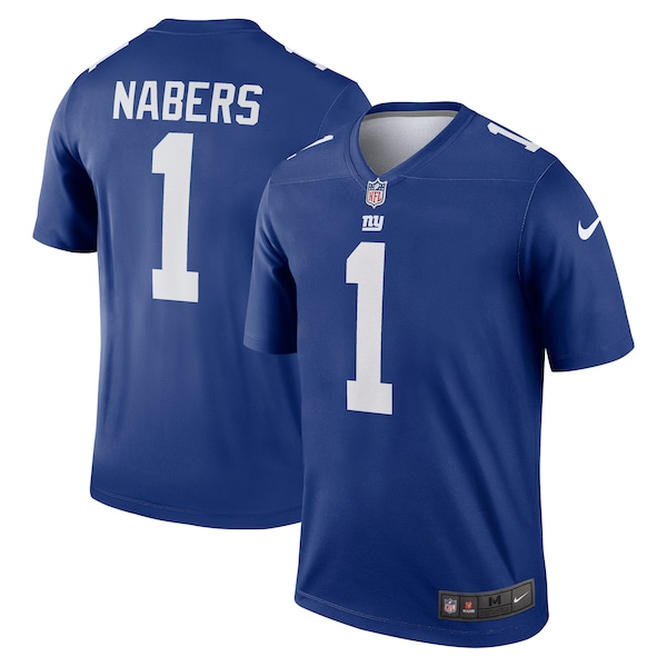 Malik Nabers New York Giants Nike Team Legend Player Performance Top - Royal