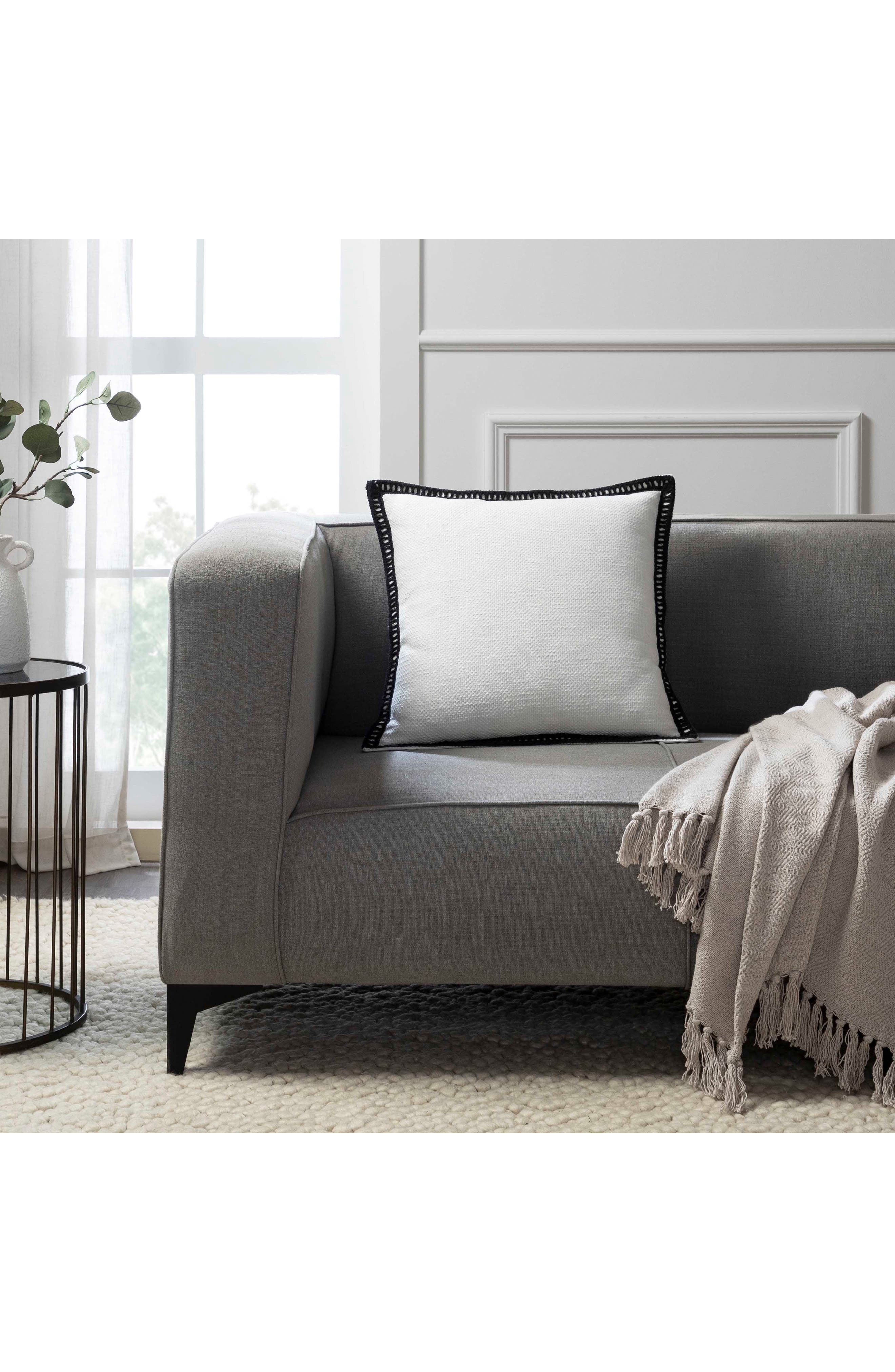 VCNY HOME Crochet Edge Accent Pillow