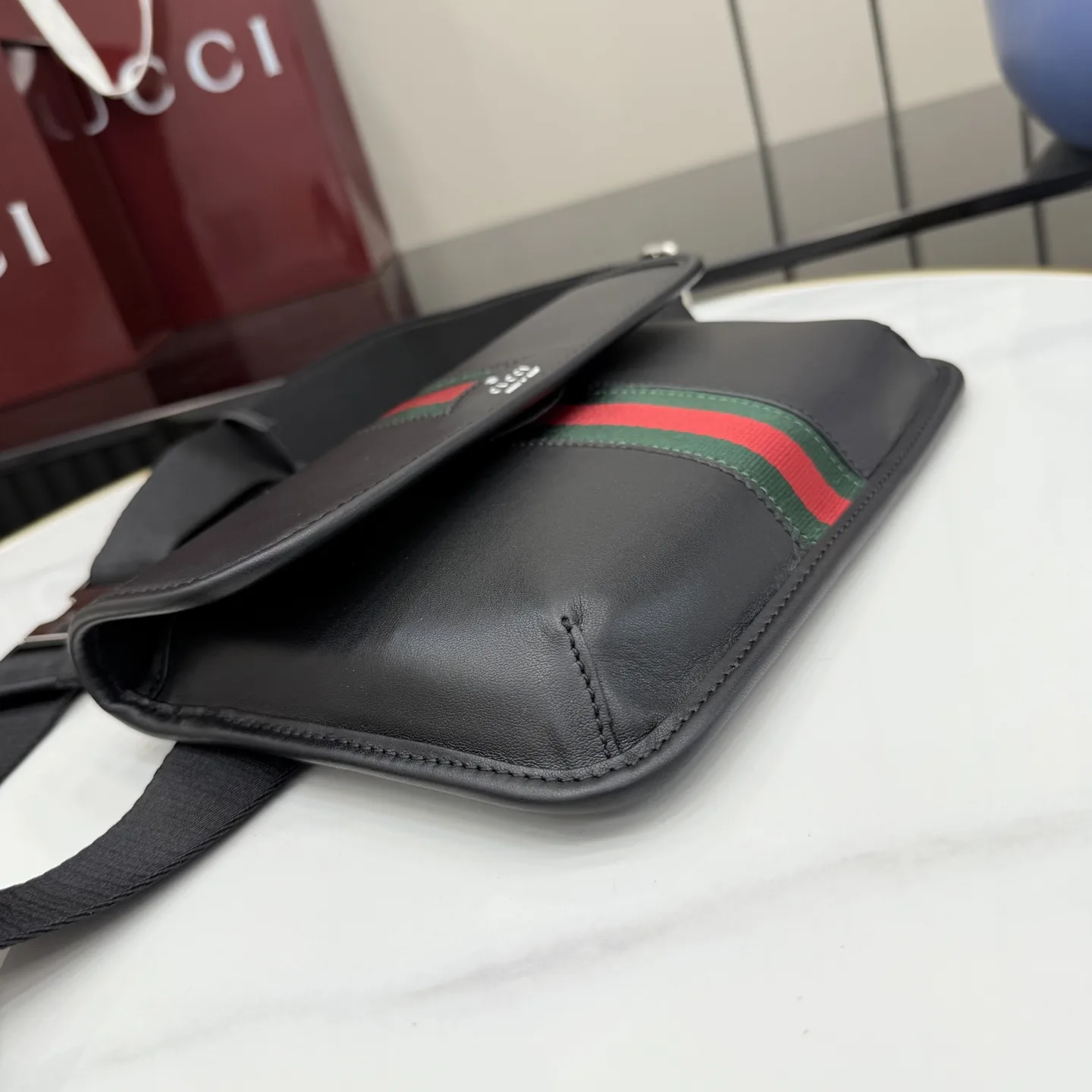 Gucci Black Quilted Leather Belt Bag product photo from LabelPicks