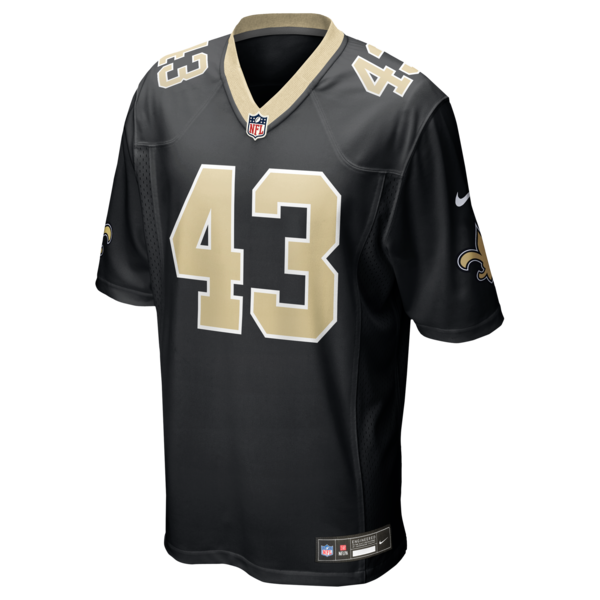 Michael Davis New Orleans Saints Nike Team Game Jersey -  Black