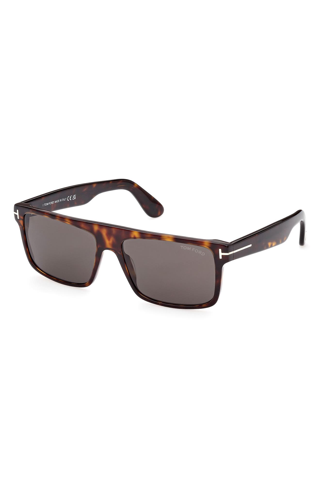 TOM FORD 58mm Rectangle Sunglasses