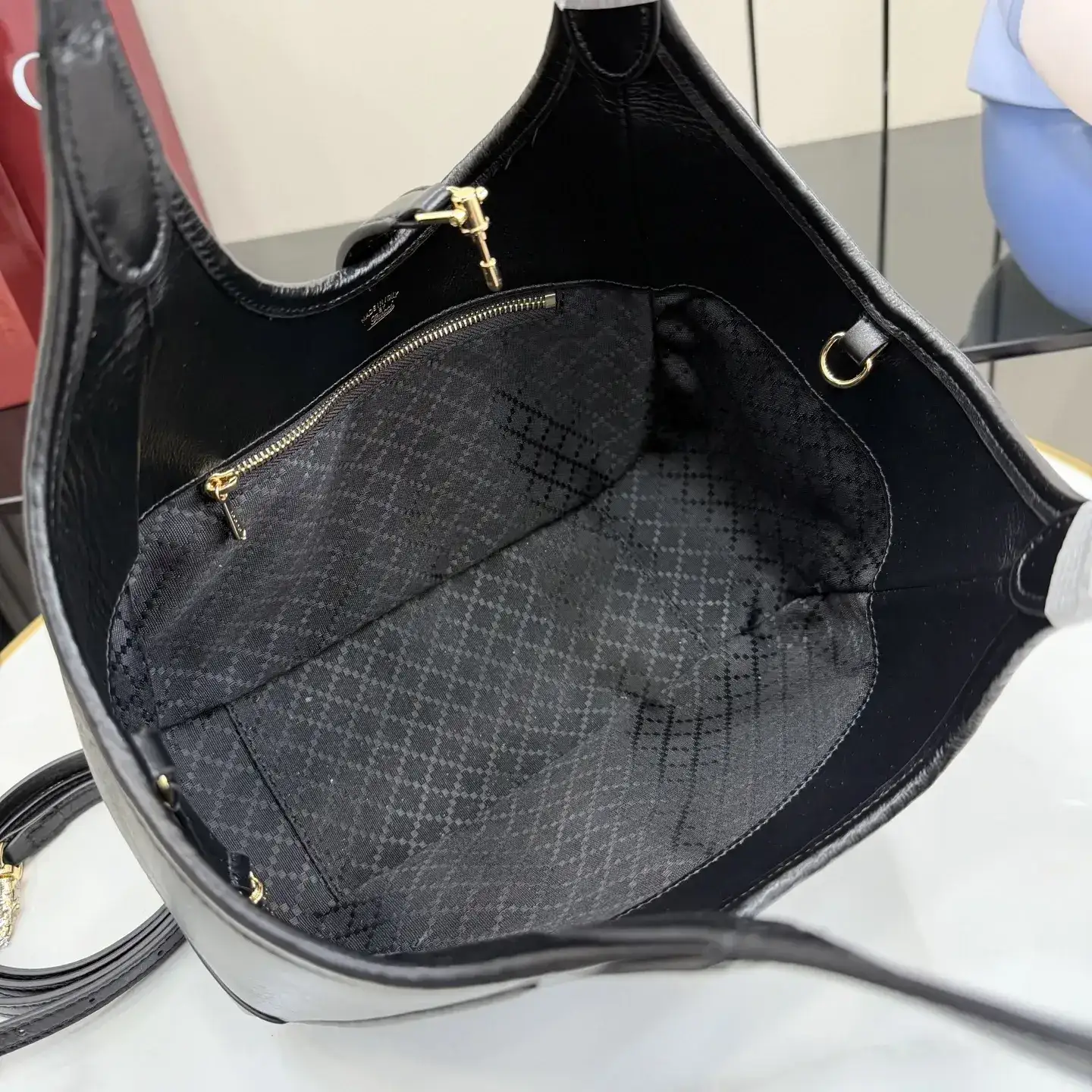 Gucci Black Quilted Leather Tote Bag product photo from LabelPicks