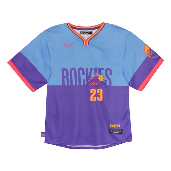 Kris Bryant Colorado Rockies Nike Toddler 2025 City Connect Limited Player Jersey - Purple/Light Blue
