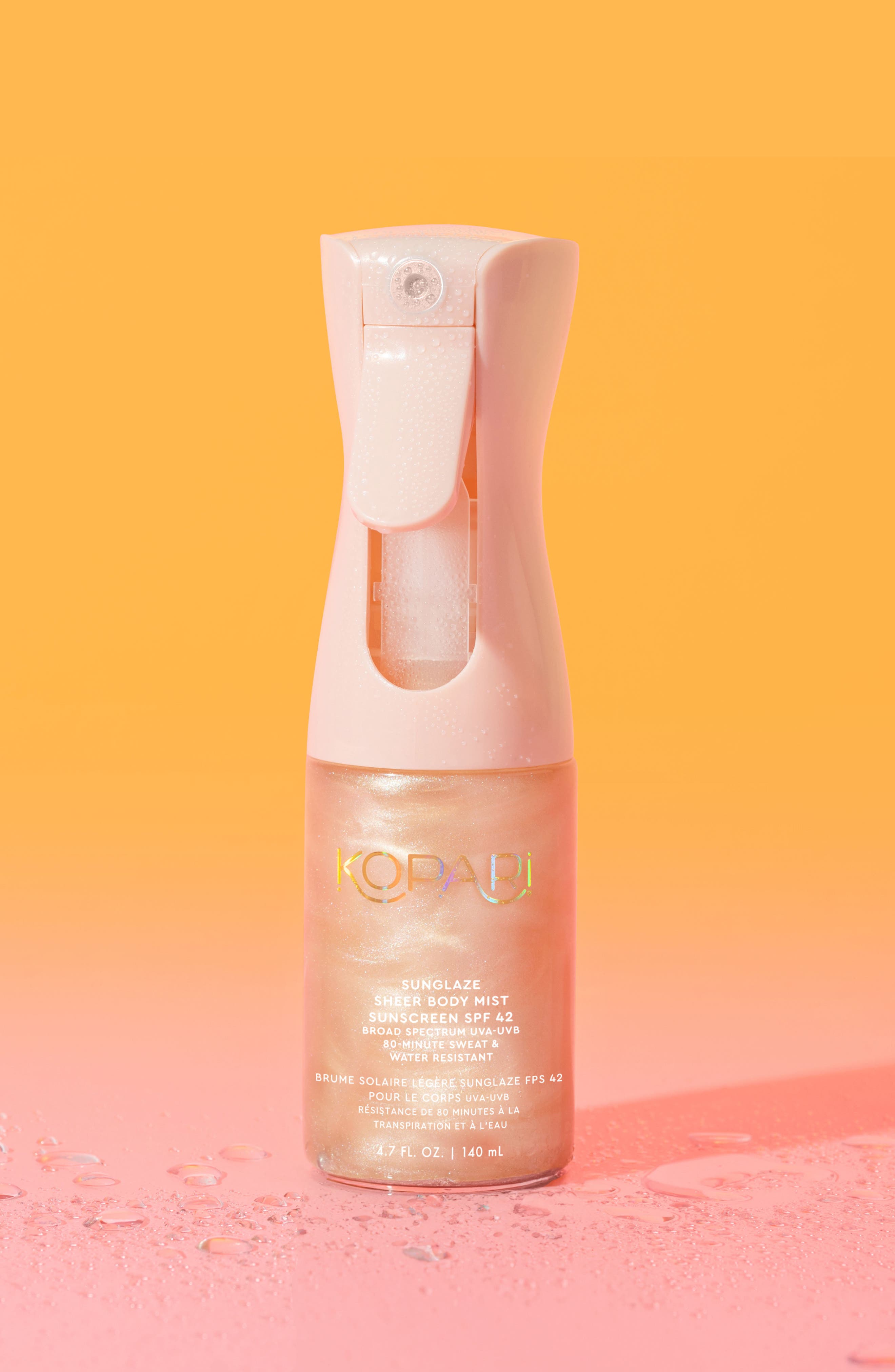 Kopari Sunglaze Sheer Body Mist Sunscreen SPF 42