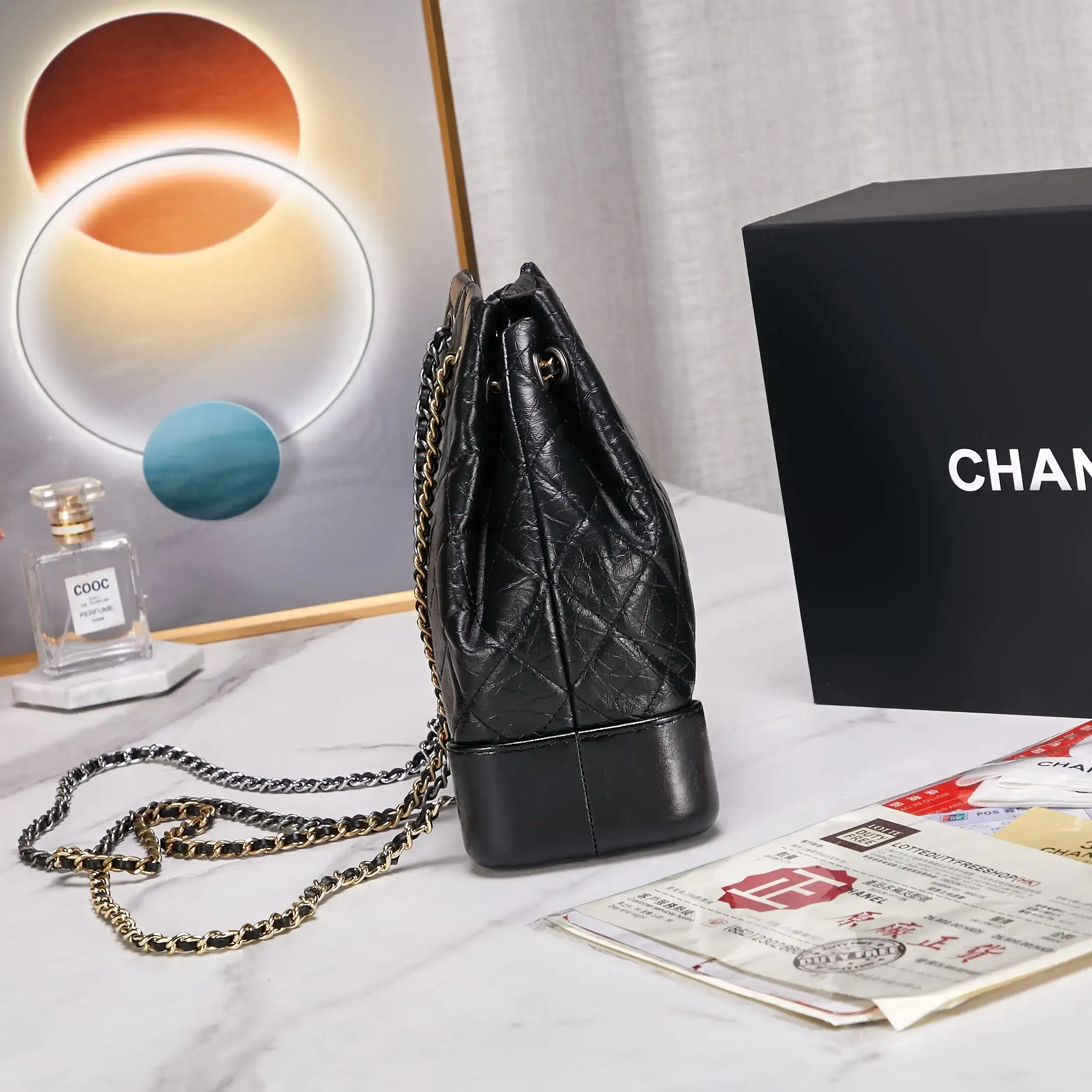 Chanel Black Gabrielle Calfskin Backpack product photo from LabelPicks