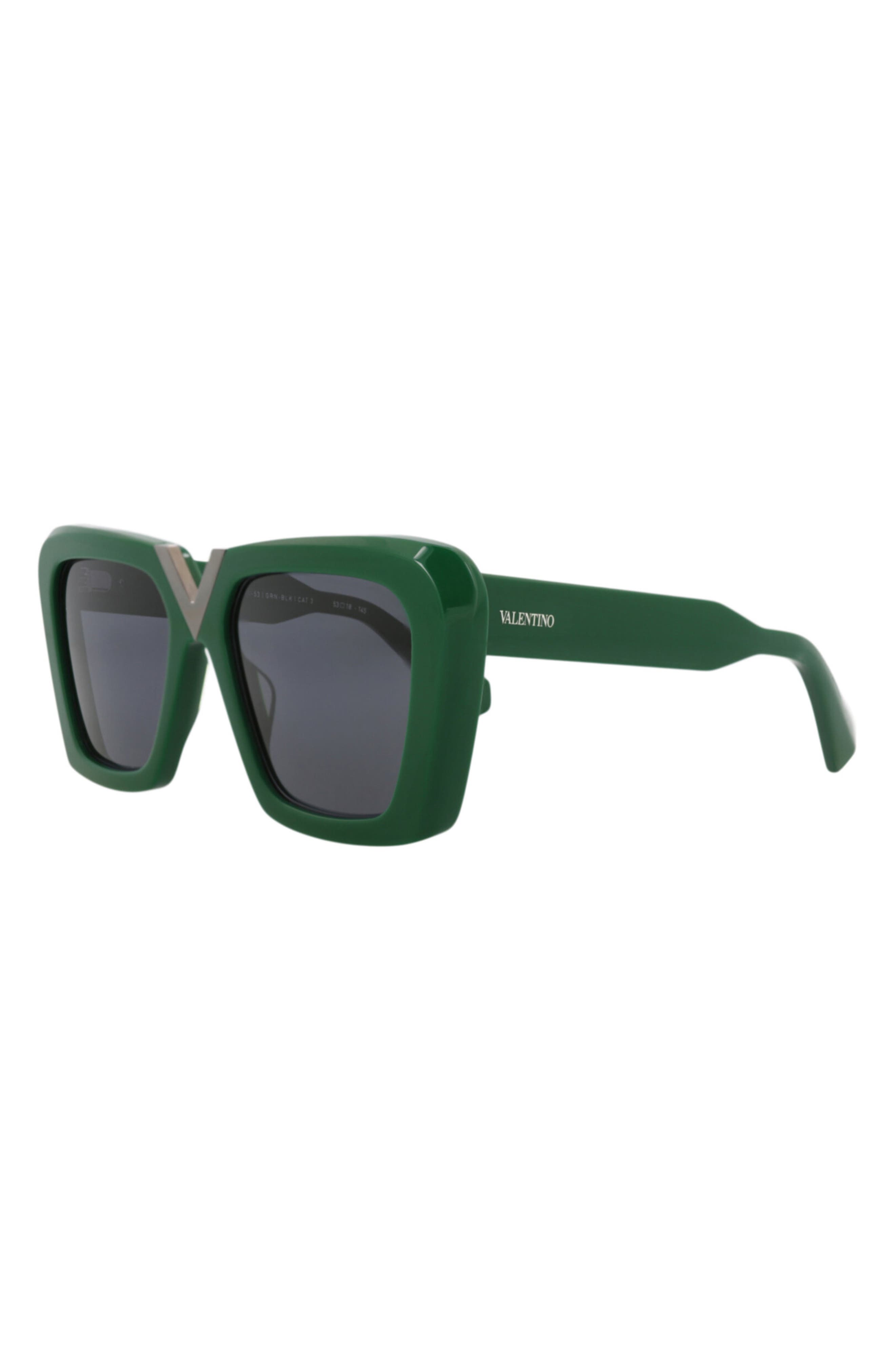 Valentino 53mm Novelty Sqaure Sunglasses