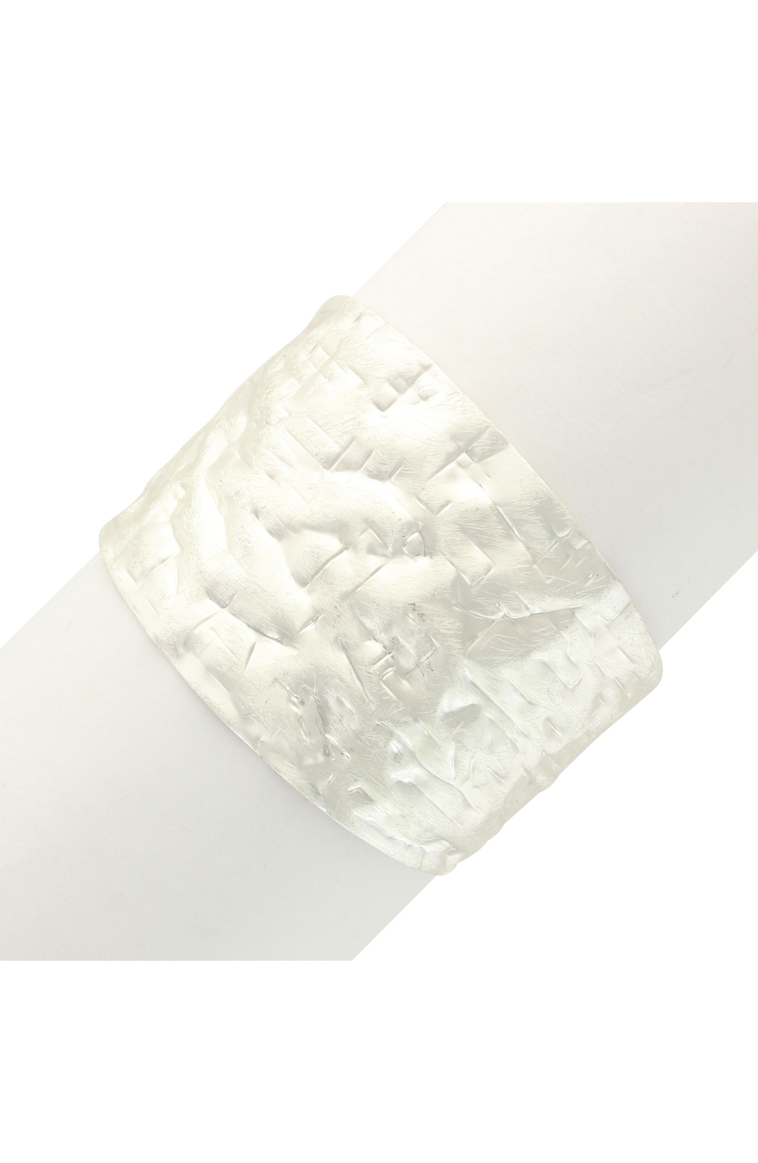 OLIVIA WELLES Alda Hammered Cuff Bracelet