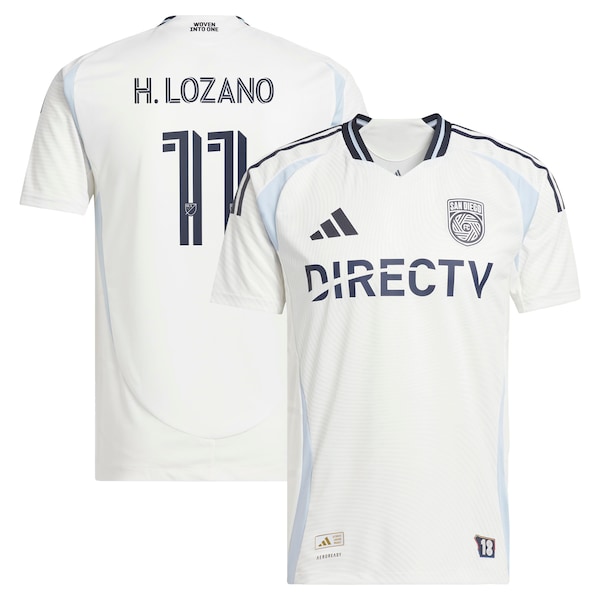 Hirving Lozano  adidas 2025 Woven Into One Replica Player Jersey - White
