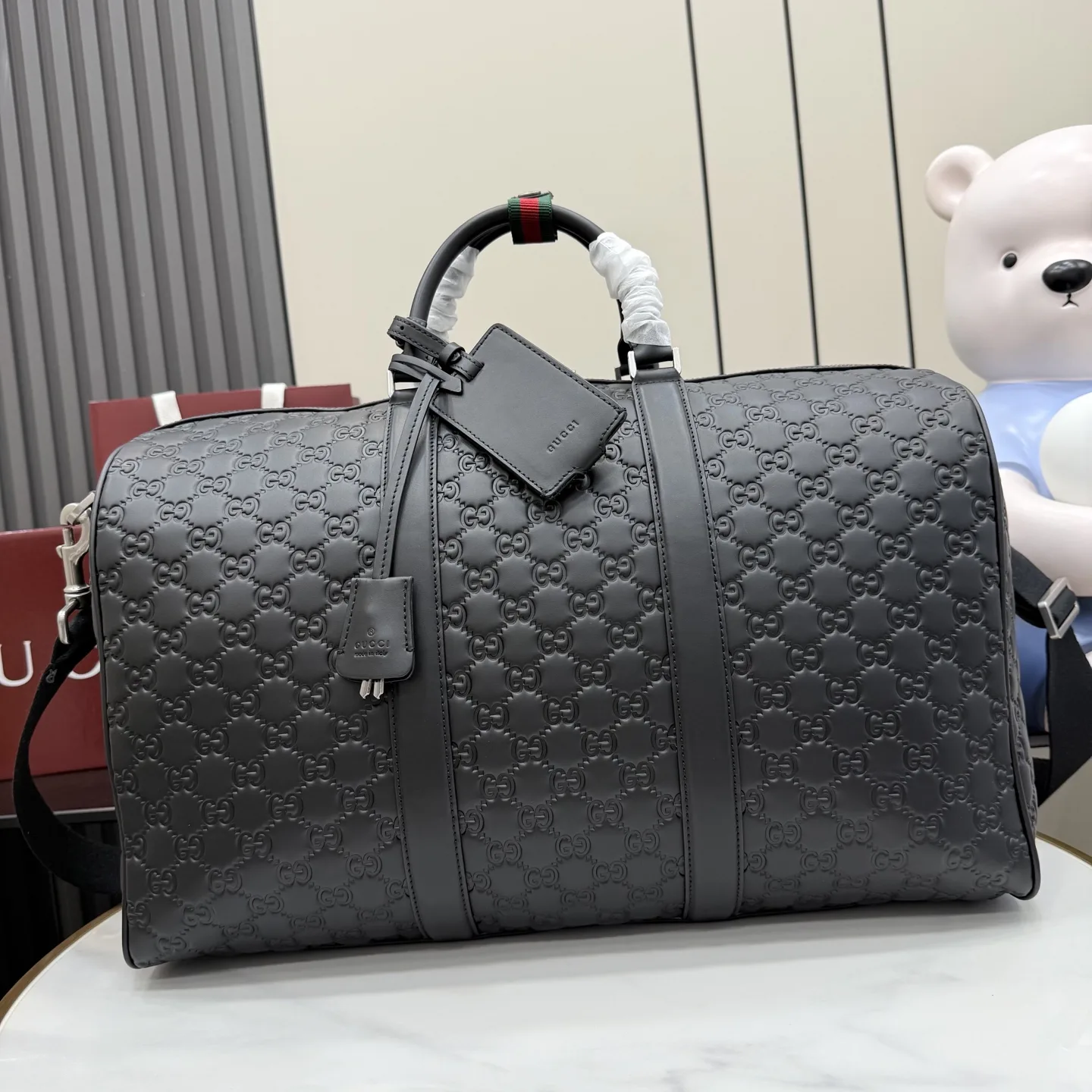 Gucci Black Smooth Leather Tote Bag product photo from LabelPicks