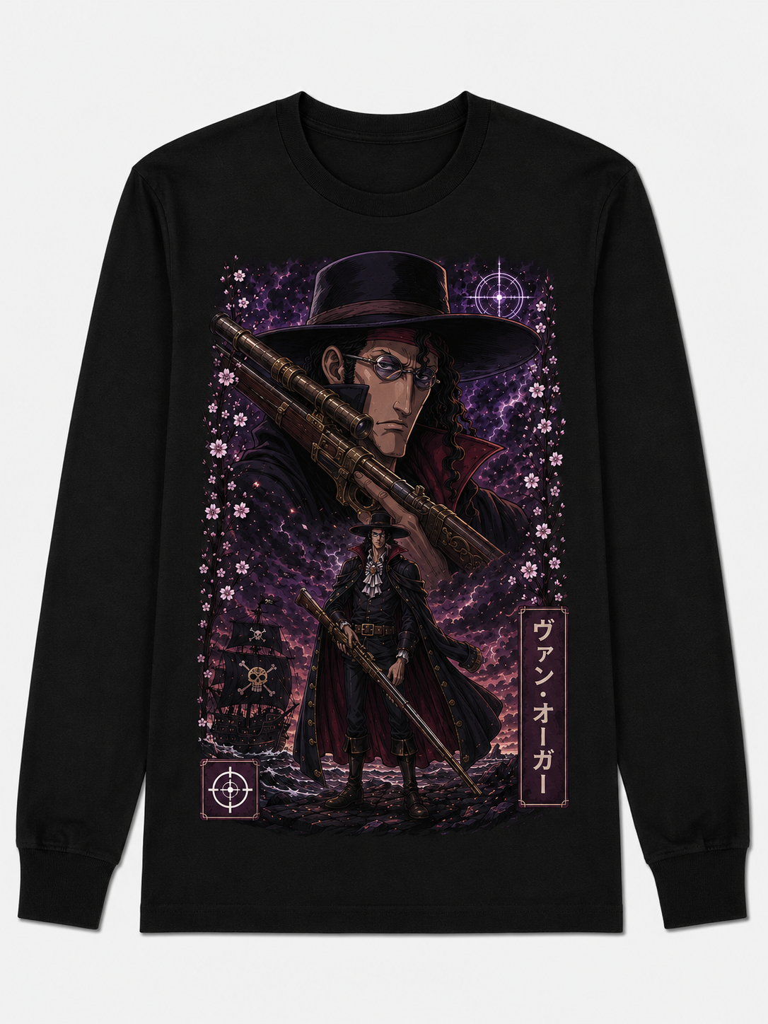Remera Anime Van Augur One Piece Manga Corta