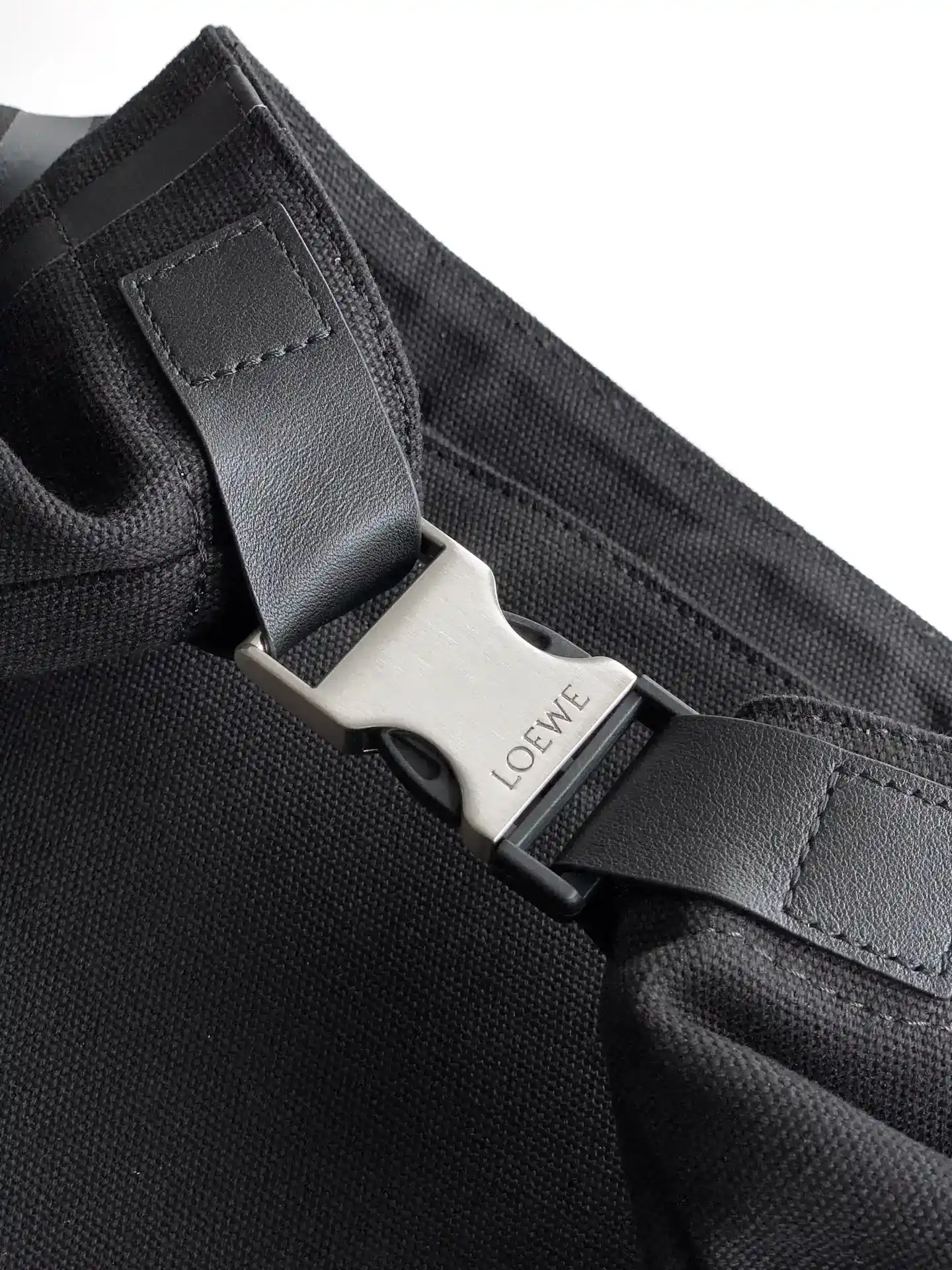 Loewe Black Flex Canvas and Suede Backpack product photo from LabelPicks