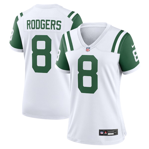 Aaron Rodgers New York Jets Nike Women's Classic Alternate Game Jersey - White