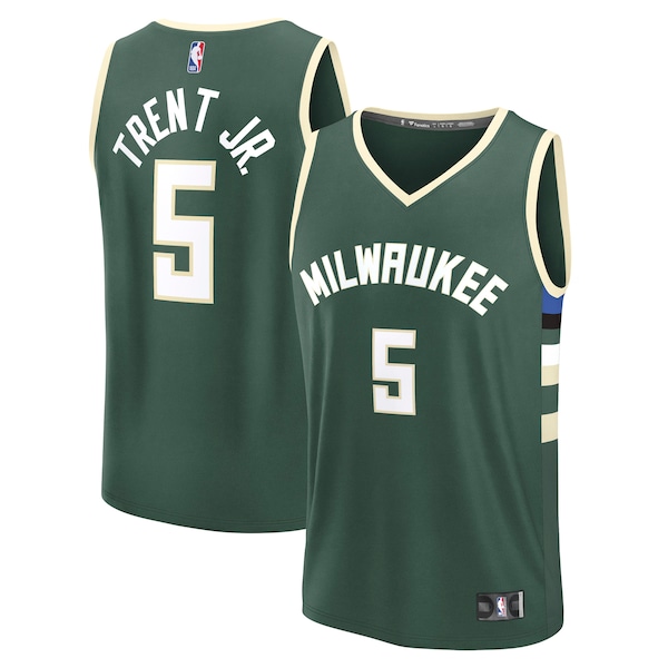 Gary Trent Jr. Milwaukee Bucks  Fast Break Replica Player Jersey - Icon Edition - Hunter Green