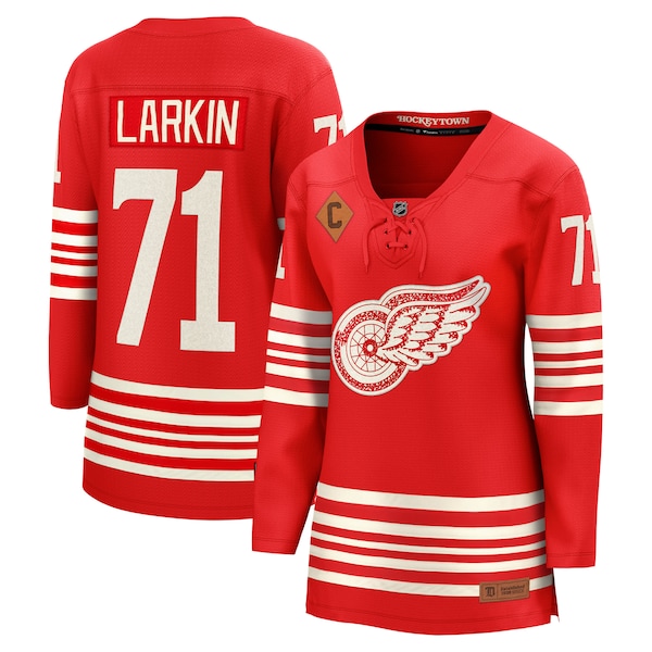 Dylan Larkin Detroit Red Wings  Women's Centennial Breakaway Player Jersey - Red