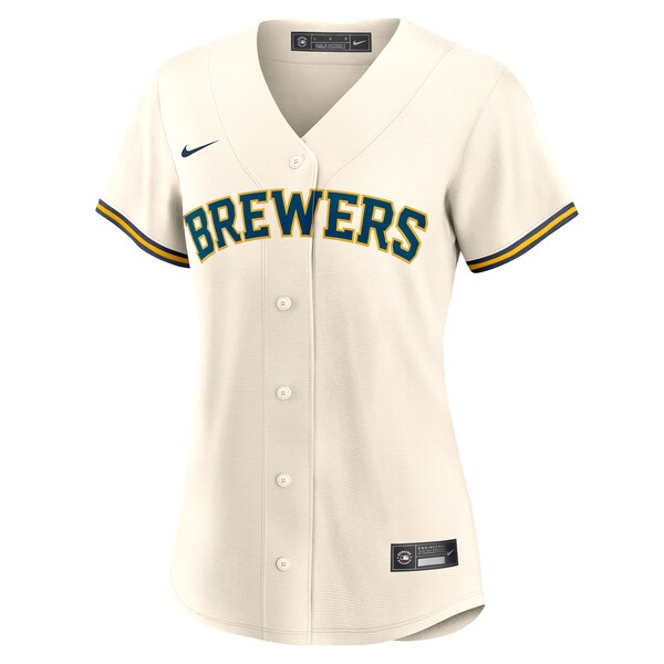 Joey Ortiz Milwaukee Brewers Nike Women's Home Replica Jersey - Cream