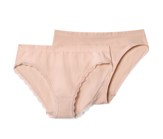 2 Seamless-Slips, rosé