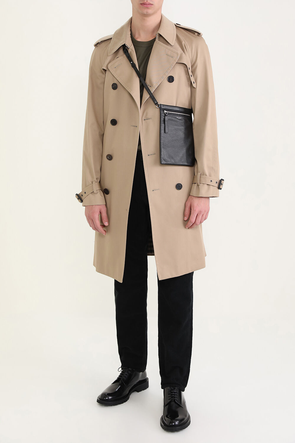 SAINT LAURENT מכנסי ג'ינס קורדורוי ישרים