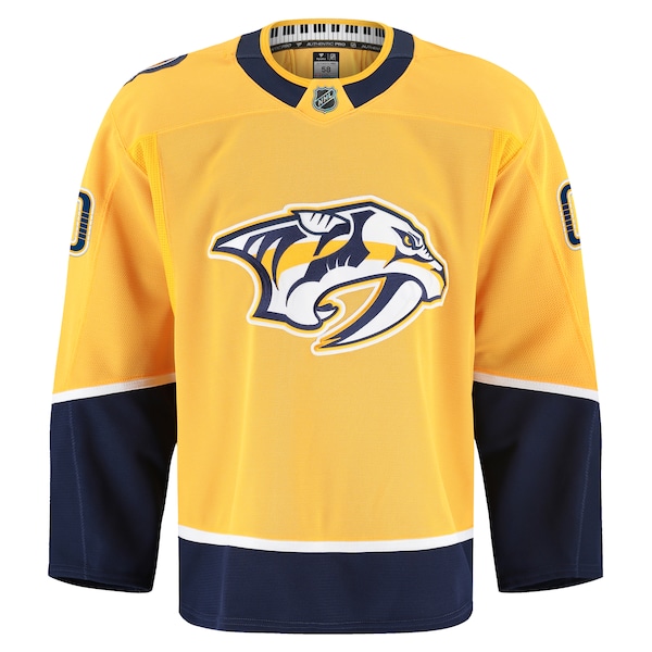 Nashville Predators  Home Authentic Pro Custom Jersey - Gold