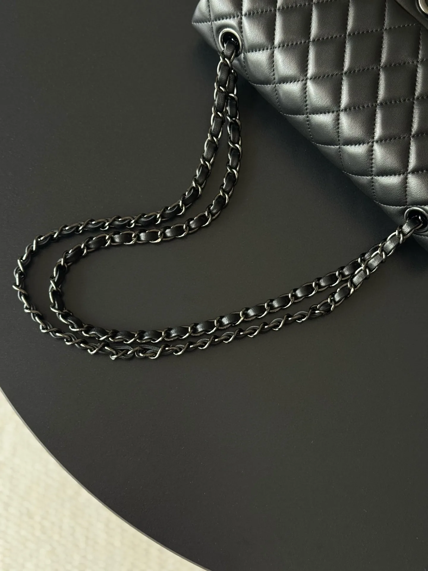 Chanel Classic Flap White Lambskin Shoulder Bag product photo from LabelPicks