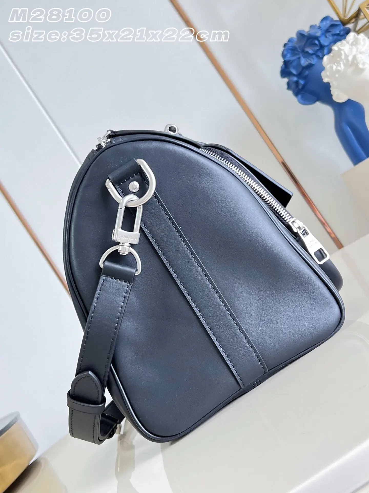 Louis Vuitton Keepall Black Calfskin Tote Bag product photo from LabelPicks