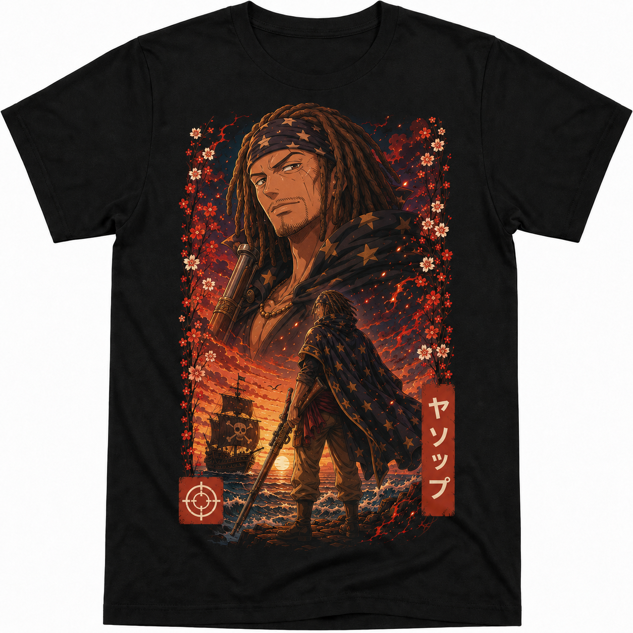 Remera Anime Yasopp One Piece Manga Corta